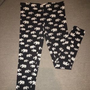 Elephant print leggings